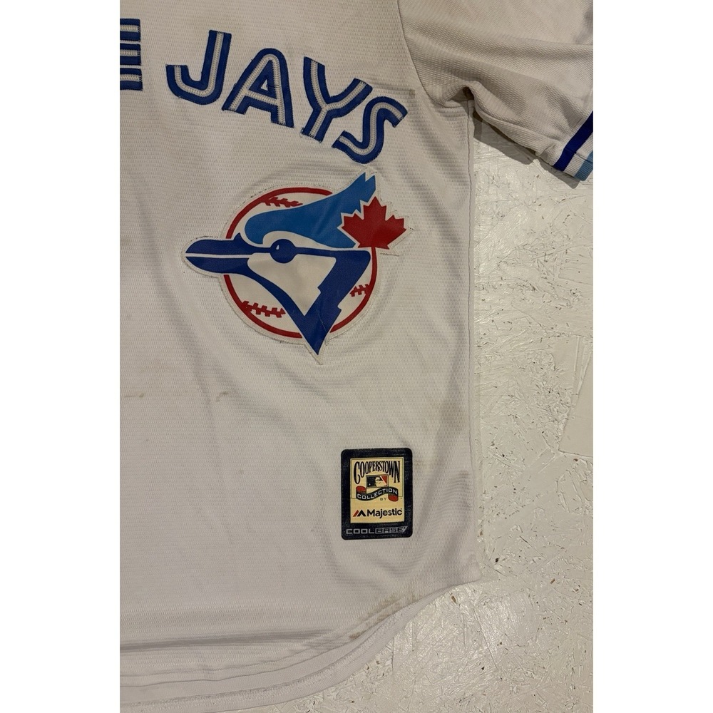 Majestic Cool Base Toronto Blue Jays Cooperstown Collection Jersey Mens‎ Medium - Picture 2 of 14